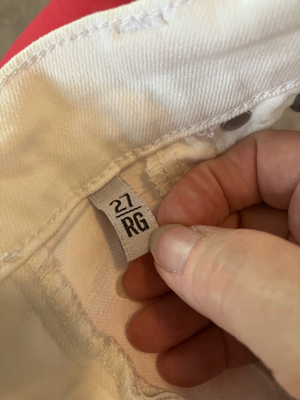 GAP Cream Wide-Leg Flare Jeans - Picture 6 of 8